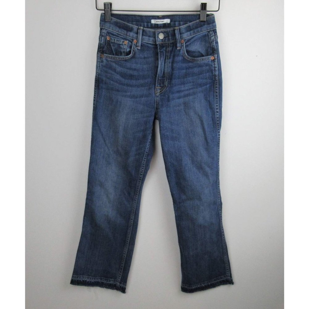 GRLFRND Joan Crop Flare Jeans sz 26